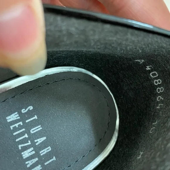 Stuart Weitzman Black Heels Patent Leather, Women’s Size 10M - Picture 12 of 15